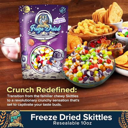 Buy 10 oz Freeze Dried Skittles Resealable Skittles Bag Crunchy Skittles Amplified Fruity Burst Freeze-Dried Candy Skittles in India