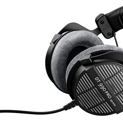 buy beyerdynamic DT 990 Pro 250 Ohm Open-Back Studio Mixing Headphones Bundle -Includes- Soft Case, Headphone Splitter, and More in India