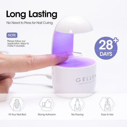 Buy Gellen Solid Gel Nail Glue with Nail Glue Remover Set 15g Solid Nail Glue Gel for Press On Nails in India