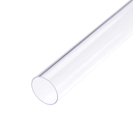 uxcell Clear Rigid PVC Pipe 29/32"(23mm) ID x 1"(25mm) x 1.3ft Round Tube Tubing