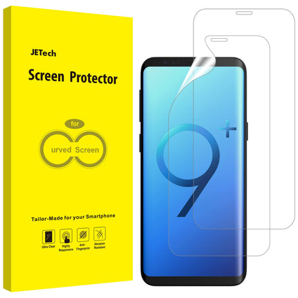 Buy JETech Screen Protector for Samsung Galaxy S9 Plus S9+, TPU Ultra HD Film, Case Friendly, 2-Pack in India