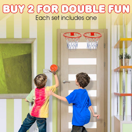 Buy ArtCreativity Over The Door Basketball Hoop Game - Includes 1 Mini Basketball and 1 Net Hoop, Indoor in India