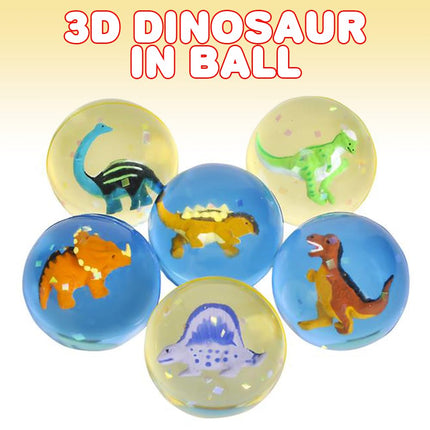 buy ArtCreativity Dinosaur High Bounce Balls, Set of 12, Balls for Kids with 3D Dinosaur Inside, Outdoor in India