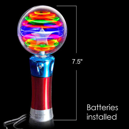 Buy ArtCreativity Light Up Magic Ball Toy Wand for Kids - Flashing LED Wand for Boys and Girls - Spinning in India