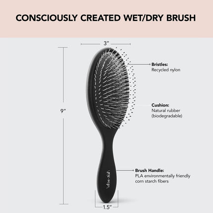 Buy Kitsch Wet Hair Brush Detangling Brush - Soft Bristle Hair Brushes for Women | Straight & Curly Wet in India.