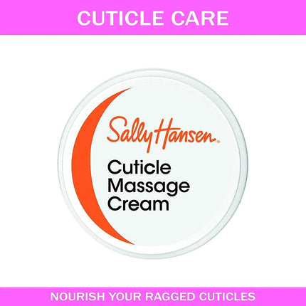 Sally Hansen Cuticle Massage Cream 0.4 Oz, Packaging may vary