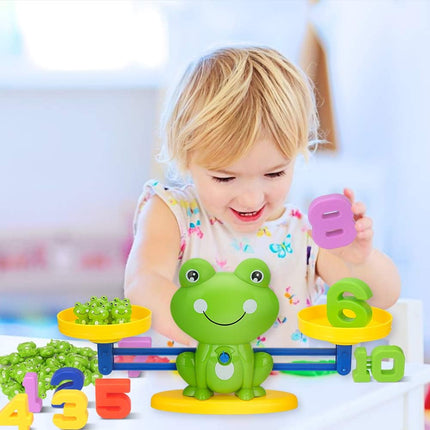 Maxbell Balance Scale Frog Toy | Non-toxic Mathematical & Logical Learning | Durable Kids’ Educational Tool