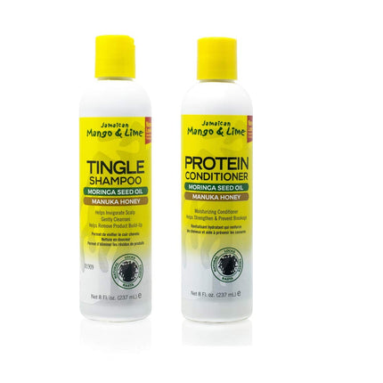Jamaican Mango & Lime Tingle Shampoo & Protein Conditioner, 8 Fl Oz (Pack of 2)