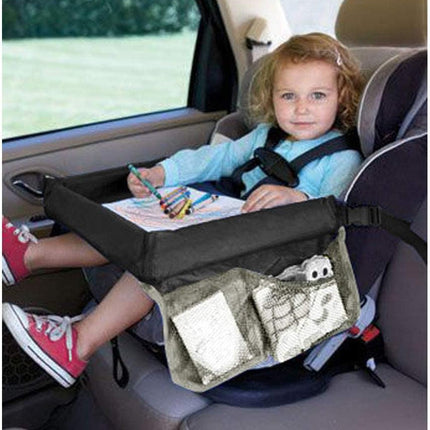 Maxbell Kids Travel Play Tray for Car: Road Trip Essentials with Safety & Entertainment