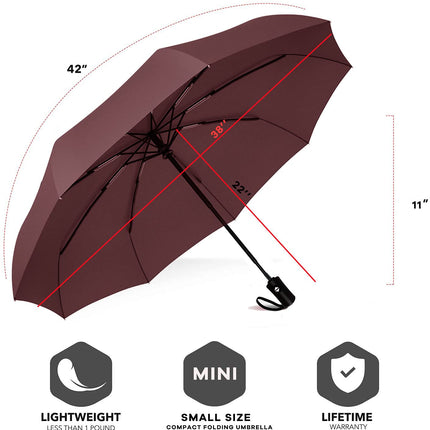 buy SIEPASA Windproof Travel Compact Umbrella-Automatic Umbrellas for Rain-Compact Folding Umbrella in India