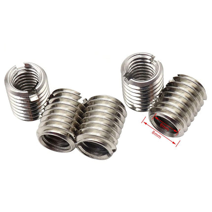 FZJDSD 5 Pcs Thread Adapters Sleeve Reducing Nut for M8 8MM Male to M6 6MM Female - REDUCERS Female Screw Sleeve Conversion Nut
