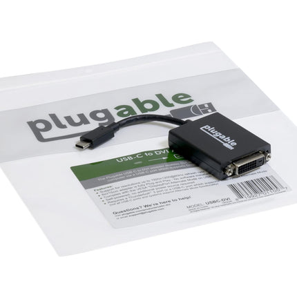buy Plugable USB C to DVI Adapter - Connect Your USB-C Laptop to a DVI Display up to 1920x1200 - Compati in india