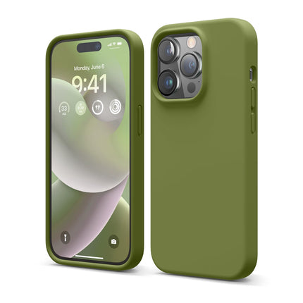 Buy elago Compatible with iPhone 14 Pro Case, Liquid Silicone Case, Full Body Protective Cover, Shockproof, Made in India