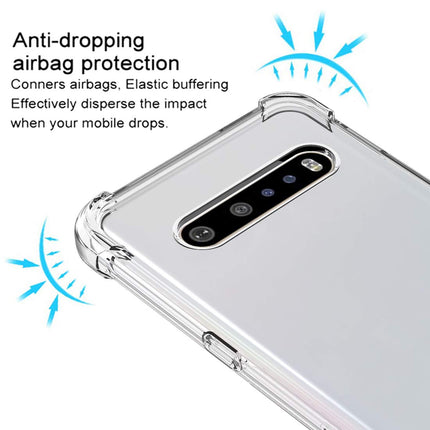 Buy Osophter for LG V60 ThinQ Case, LG V60 Case Clear Transparent Reinforced Corners TPU Shock-Absorption in India