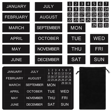 Buy 50 Pcs Calendar Magnet Numbers for Whiteboard and Refrigerator, Magnetic Days of the Week and Mo in India