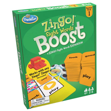 Think Fun Zingo! Sight Words Boost – Expansion Pack for Your Zingo! Game for Ages 4 and Up, Multiple (76472)