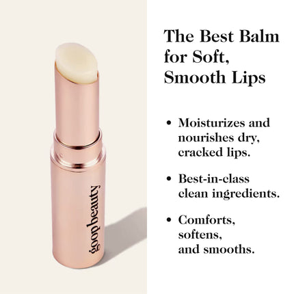 goop Beauty Lip Balm - Clean Nourishing Lip Balm with Coconut Oil and Shea Butter for Dry Lips