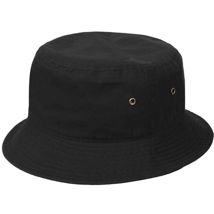 Buy Men Women Unisex Cotton Bucket Hat 100% Cotton Packable for Travel Fishing Hunting Summer Camp (L/XL, Black) in India