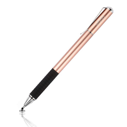 Mixoo Capacitive Stylus Pen, Disc & Fiber Tip 2 in 1 Series, High Sensitivity and Precision, Universal for ipad, iPhone, Tablets and Other Touch Screens, Model Rose Gold