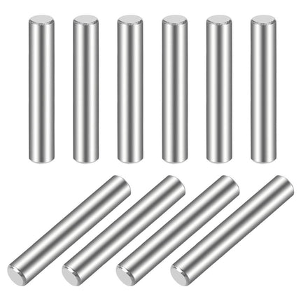 uxcell 4 x 30mm(Approx 5/32") Dowel Pin 304 Stainless Steel Wood Bunk Bed Dowel Pins Shelf Pegs Support Shelves 10Pcs