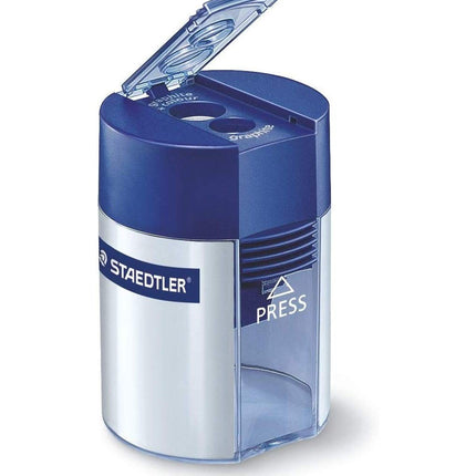 Buy Staedtler Double-hole Tub Pencil Sharpener, No Packing (2 Pack) in India India