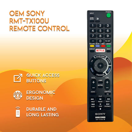 buy OEM Sony RMT-TX100U Remote Control Compatible with TV Models in India