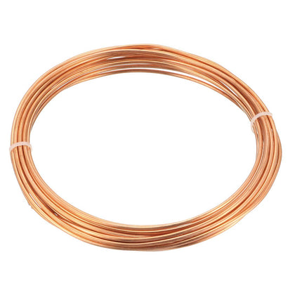 uxcell Refrigeration Tubing, 1/16" OD x 1/32" ID x 6.5 Ft Soft Coil Copper Tubing