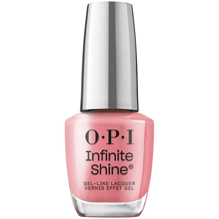 OPI Infinite Shine Long-Wear Bright Crème Finish Opaque Pink Nail Polish, Up to 11 days of wear & Gel-Like Shine, At Strong Last, 0.5 fl oz