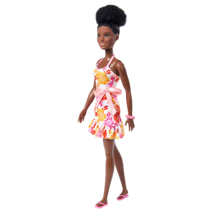 Barbie Loves the Ocean Doll with Natural Black Hair, Pineapple Dress & Accessories, Doll & Clothes Made from Recycled Plastics