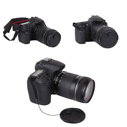 buy VizGiz 5 Pack Lens Cap Keeper SLR Camera Lens Cap Belt Holder Cover Cord Cable Anti-Lost Lanyard Str in India