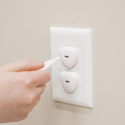 Buy Home Safety Outlet Cover Plug 24 Pack, Award-Winning Brand, Babyproofing Essential, White in India