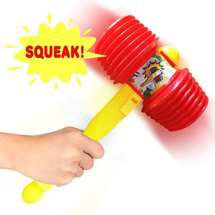 buy ArtCreativity Giant Squeaky Hammer, Jumbo 14 Inch Kidsâ€™ Squeaking Hammer Pounding Toy, Clown, Carnival in India