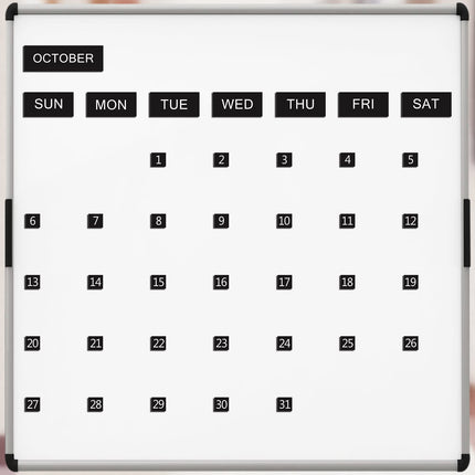 Buy 50 Pcs Calendar Magnet Numbers for Whiteboard and Refrigerator, Magnetic Days of the Week and Mo in India