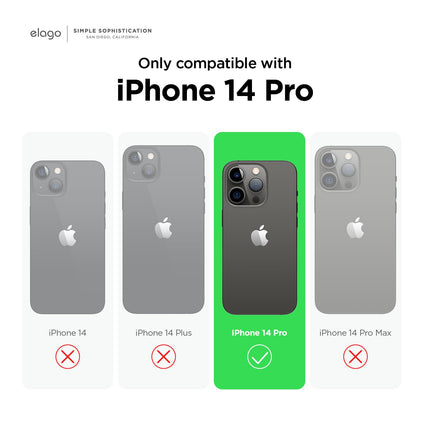 Buy elago Compatible with iPhone 14 Pro Case, Liquid Silicone Case, Full Body Protective Cover, Shockproof, Made in India