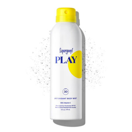 buy Supergoop! PLAY SPF 30 Antioxidant Body Mist w/ Vitamin C, 6 fl oz - Broad Spectrum Sunscreen Spray in india