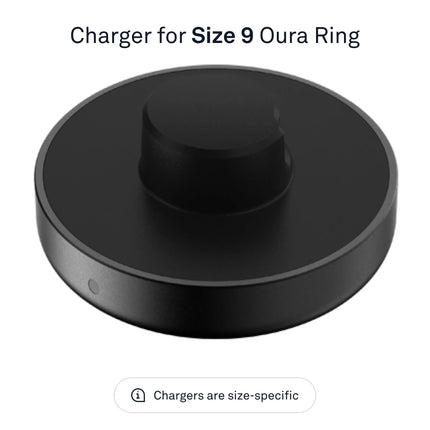 Buy Oura Ring Gen3 Charger - Size 9 - Full Battery Charge in 60-80 Minutes - Charging Dock and USB-C Cable in India