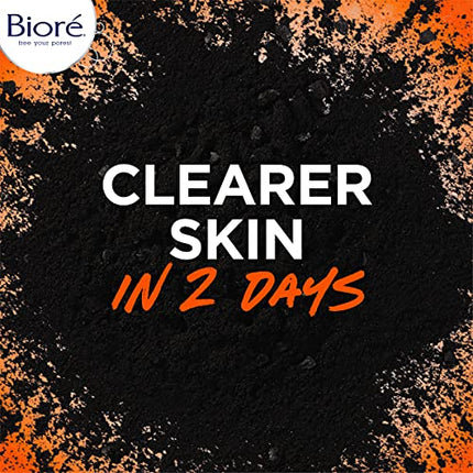 Bioré Charcoal Acne Cleanser, Salicylic Acid Treatment, Helps Prevent Breakouts, Oil Absorption and Control for Acne Prone, Oily Skin, 6.77 Ounce