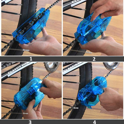 Bicycle Chain Cleaner Device Kit 
