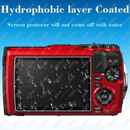 buy ULBTER Screen Protector for Olympus TG-7 TG-6 TG-5 TG-4 TG7 Red Black, 0.3mm 9H Hardness TG6 TG5 TG4 in India