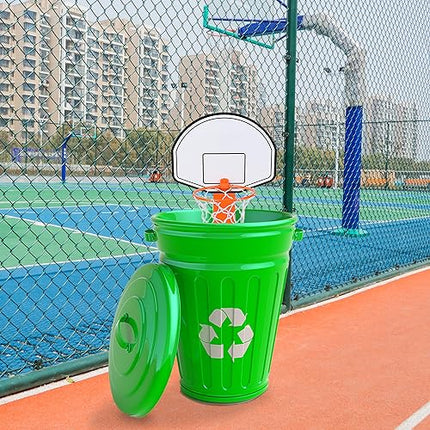 buy ArtCreativity Trash Can Basketball Set, Includes Clip-On Hoop with Backboard, Inflatable Ball and Pu in India