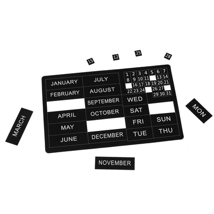 Buy 50 Pcs Calendar Magnet Numbers for Whiteboard and Refrigerator, Magnetic Days of the Week and Mo in India