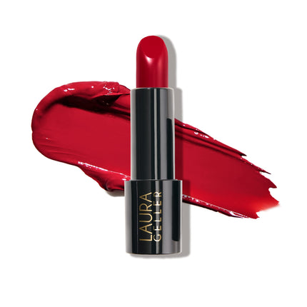 LAURA GELLER NEW YORK Modern Classic Lipstick - Red Radiance - Ultra-Rich Color - Luxurious and Lightweight - Cream Finish