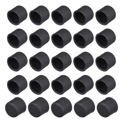 uxcell Silicone RCA Port Anti-Dust Stopper Cap Cover Black 20pcs