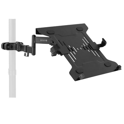 buy VIVO Steel Universal Full Motion Pole Mount Laptop Holder Arm with Removable 75mm and 100mm VESA Plate, Fits 10 to 15.6 inch Laptops, Black in india