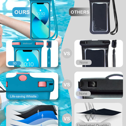buy Waterproof Phone Pouch, Waterproof Phone Case for iPhone 15 14 13 12 Pro Max XS Samsung in India