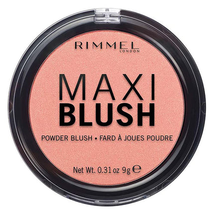 Rimmel London Maxi - 001 Third Base - Blush Powder, Lightweight, Highly Pigmented, Blendable, 0.31oz