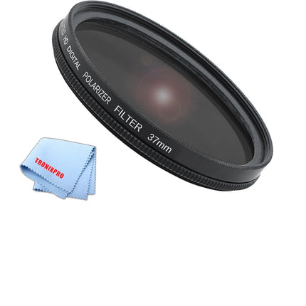 Tronixpro 37mm Pro Series High Resolution Polarized Filter + Microfiber Cloth