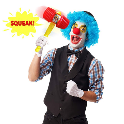 buy ArtCreativity Giant Squeaky Hammer, Jumbo 14 Inch Kidsâ€™ Squeaking Hammer Pounding Toy, Clown, Carnival in India