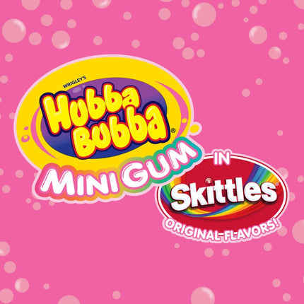 Buy HUBBA BUBBA Minis SKITTLES Flavored Sugarfree Bubble Gum, Bulk Gum Bottle 6 Per Pack (TOTAL 240 PIECES) in India