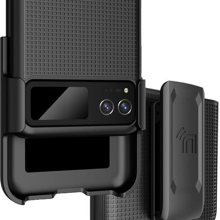 Buy Case with Clip for Motorola RAZR (2023), Nakedcellphone [Grid Texture] Slim Hard Shell Cover and in India.